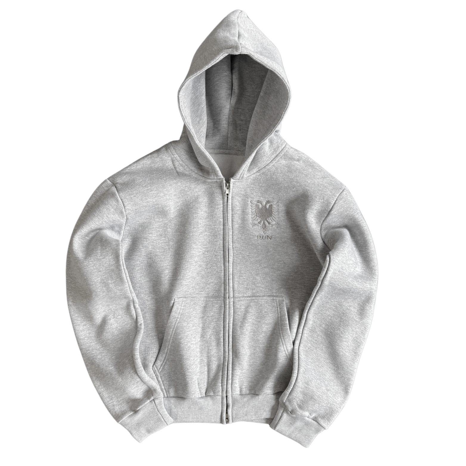 Albanien Zipper - Grau
