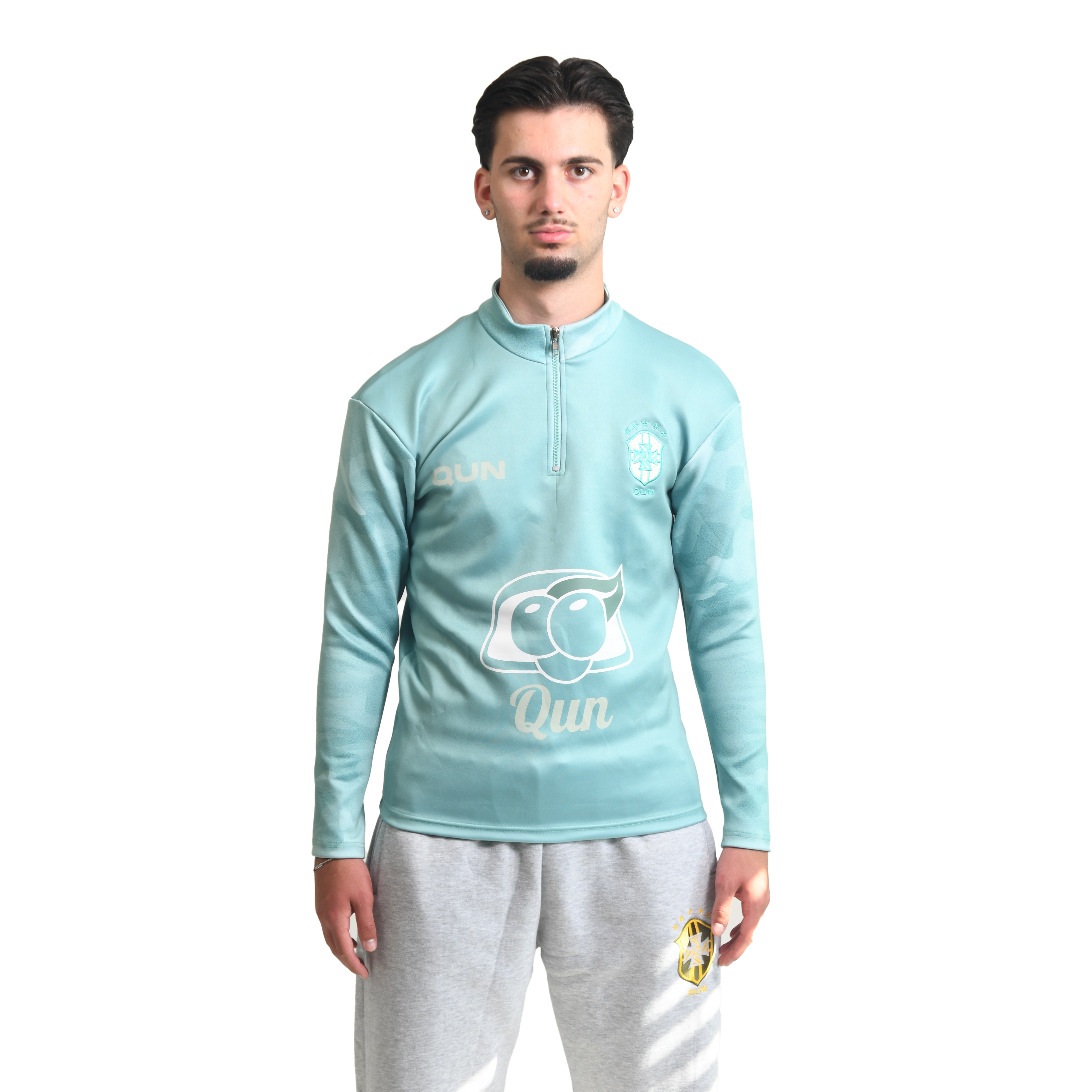 Albania Zipper - Blue 