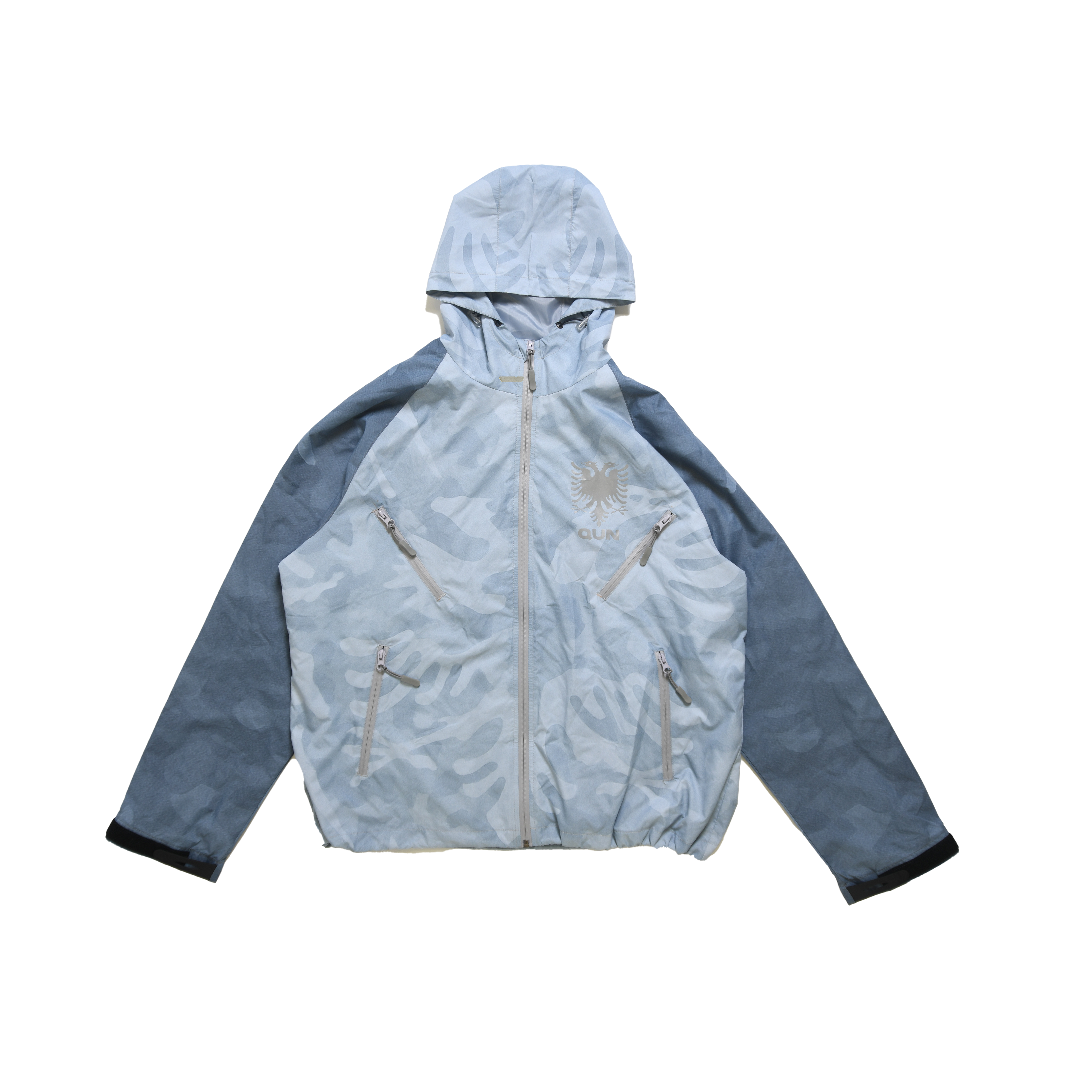 Albania Zipper - Blue 